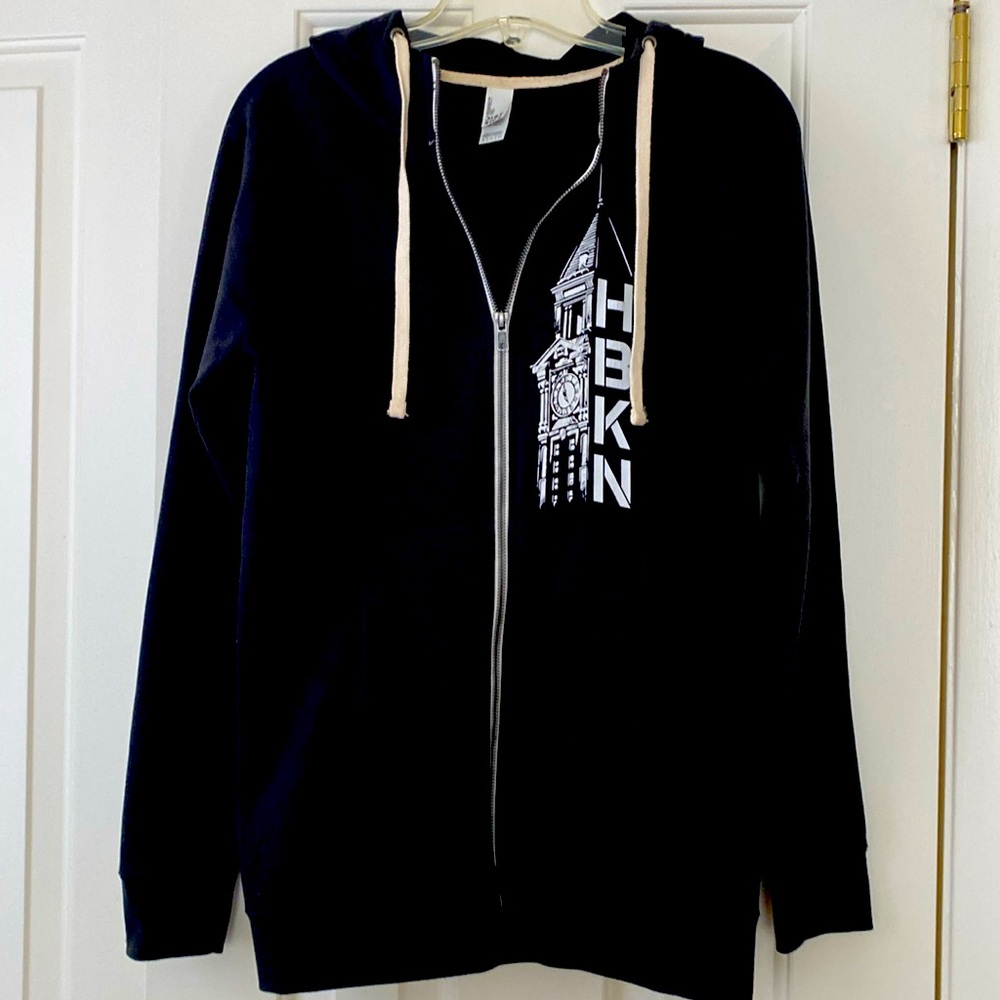 District zip up hooded sweat jacket .Size S. Hoboken decal. New condition,😎